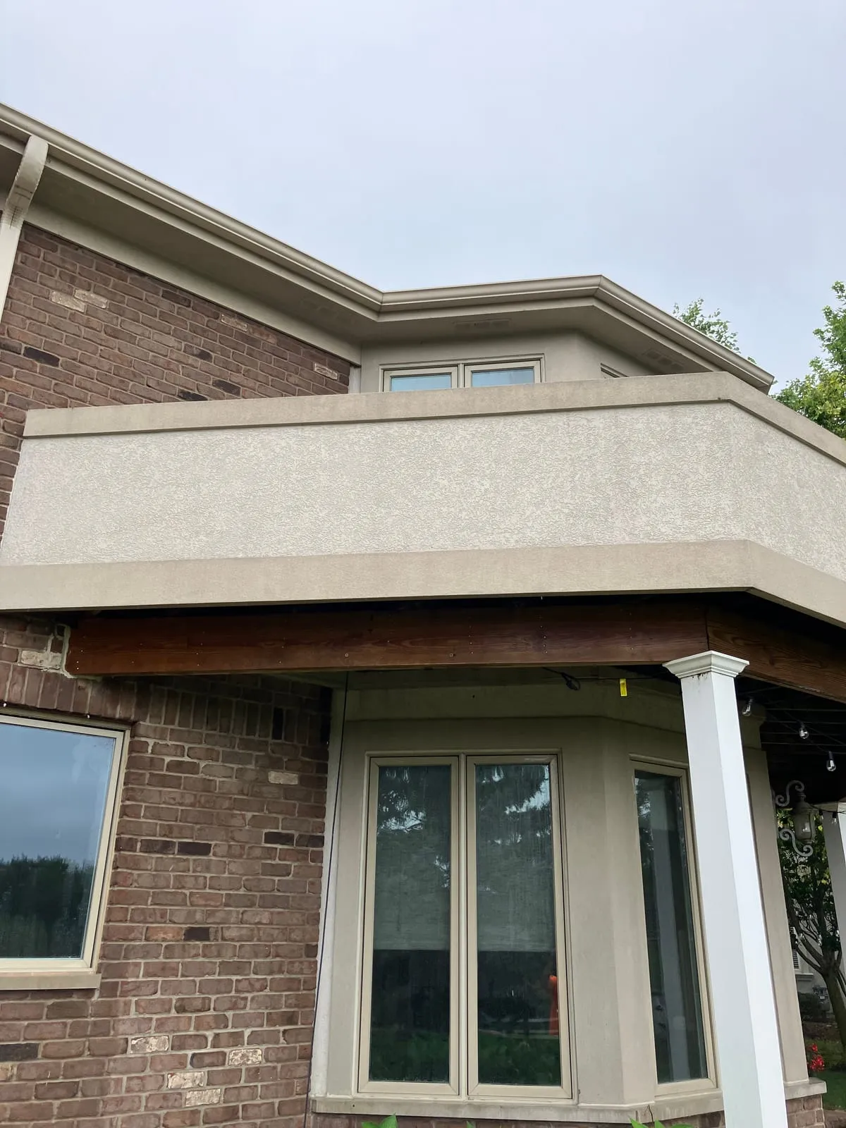 Surface after pressure washing — clean and uniform