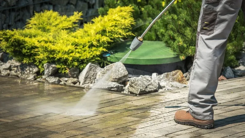 Deck and patio cleaning service in Mundelein, IL